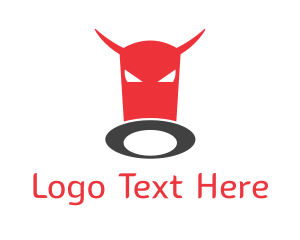 Red And Black - Red Bull Top Hat logo design