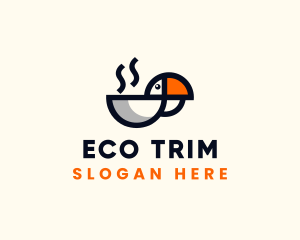 Eco Toucan Cafe logo design