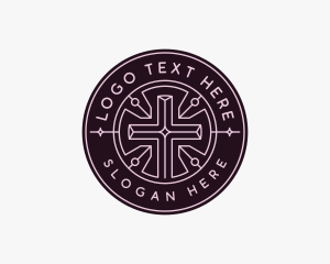 Preaching - Spiritual Worship Cross logo design