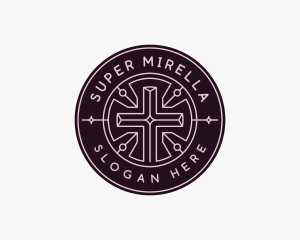 Spiritual - Spiritual Worship Cross logo design