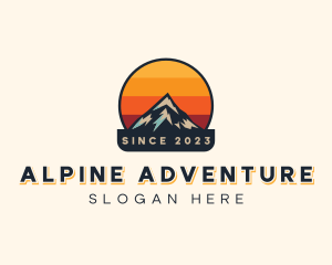 Alpine - Alpine Mountain Trekking logo design