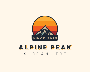 Alpine - Alpine Mountain Trekking logo design