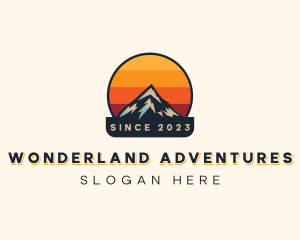 Alpine Mountain Trekking logo design