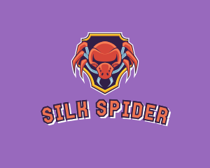 Tarantula - Gaming Spider Shield logo design