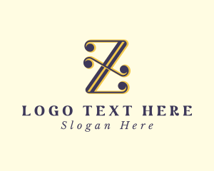 Recording - Music Composer Letter Z logo design