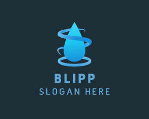 Blue Water Droplet   Logo
