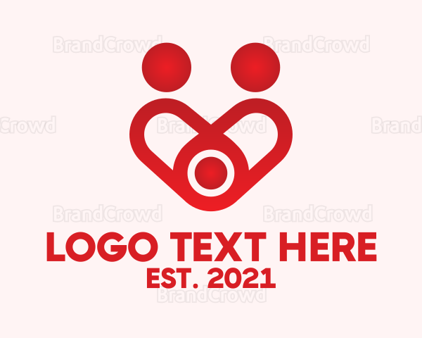 Red Family Heart Logo
