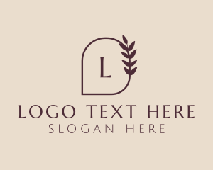 Interior - Natural Wellness Leaves logo design