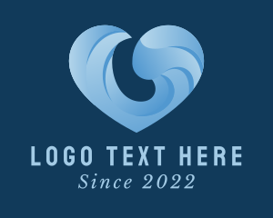 Holiday - Heart Wave Beach Resort logo design