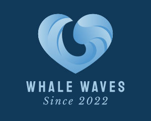 Heart Wave Beach Resort  logo design