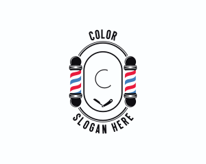 Barber Haircut Grooming Logo