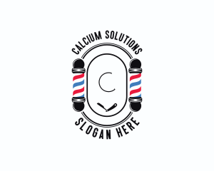 Barber Haircut Grooming logo design