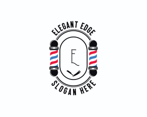 Sleek - Barber Haircut Grooming logo design