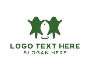 Hunt - Wild Fishing Sport logo design