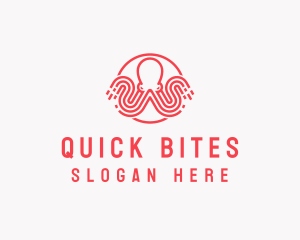 Octopus Technology Animal logo design