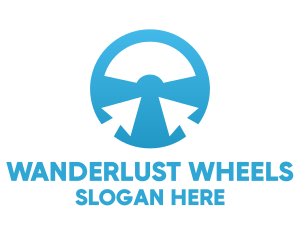 Pointer Steering Wheel logo design