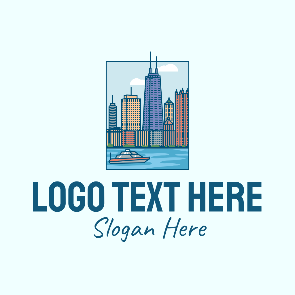 Chicago River City Logo | BrandCrowd Logo Maker | BrandCrowd | BrandCrowd