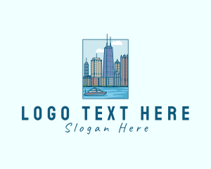 Office Space - Chicago River City logo design