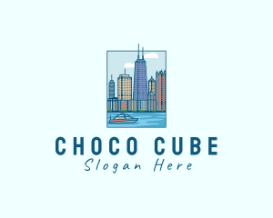 Architect - Chicago River City logo design