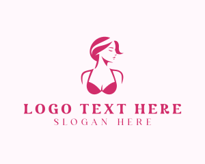 Sexy Woman Lingerie Logo