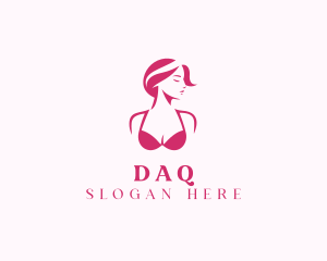 Sexy Woman Lingerie Logo