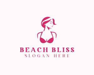 Sexy Woman Lingerie logo design