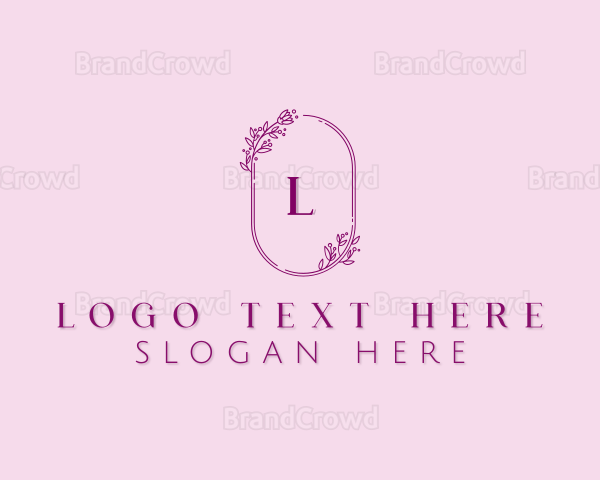 Feminine Elegant Garden Logo