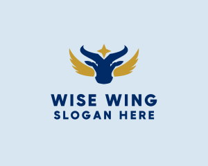 Winged Bull Company  logo design