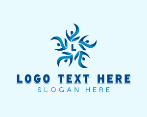 Foundation - Floral Human Organization logo design