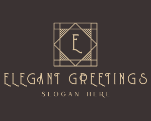 Luxury Geometric Business logo design