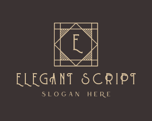 Luxury Geometric Business logo design