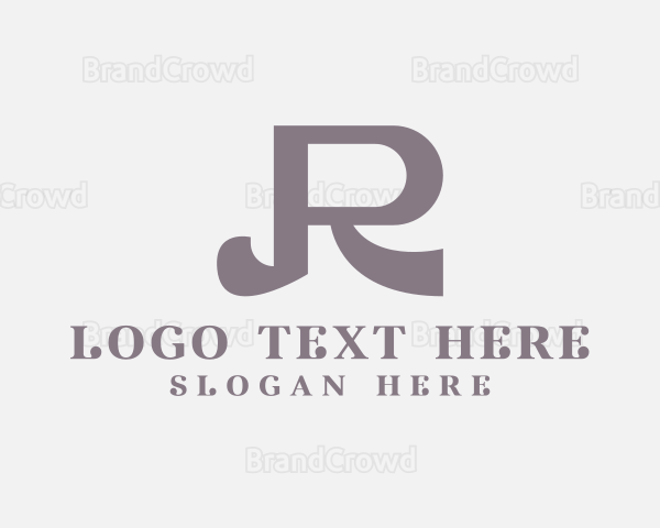Professional Artist Letter R Logo