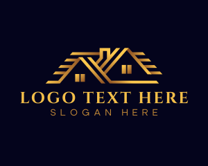 Roof - Premium Property Roof logo design