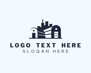 Supply Chain - Stockroom Warehouse Distribution logo design