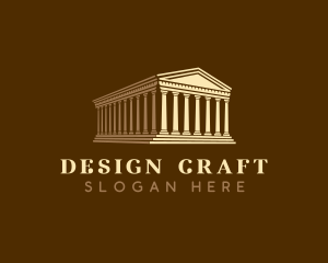 Architecture - Architecture Greek Parthenon logo design