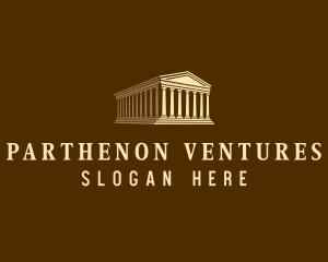 Parthenon - Architecture Greek Parthenon logo design