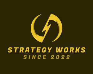 Circular Bolt Electrical Company logo design