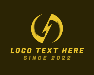 Volt - Circular Bolt Electrical Company logo design