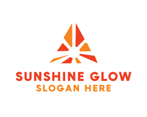 Sunlight - Pyramid Sun Light logo design