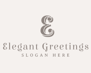 Elegant Cursive Business logo design