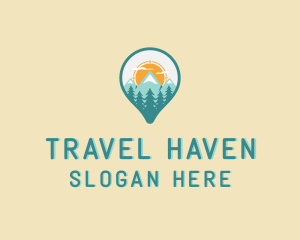 Tourism - Location Pin Tourism logo design