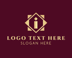 Finance Consulting Letter I logo design