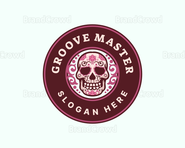 Mexican Calavera Skull Logo