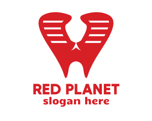 Red Cobra Tooth logo design