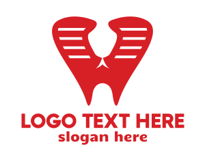 Venom - Red Cobra Tooth logo design