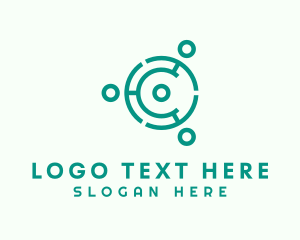 Future - Labyrinth Orbit Letter C logo design