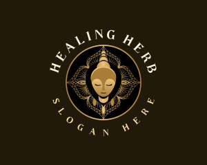 Buddha Spiritual Healing logo design