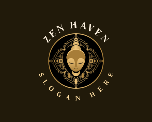 Buddha Spiritual Healing logo design