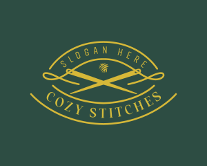 Needle Stitching Tailor logo design