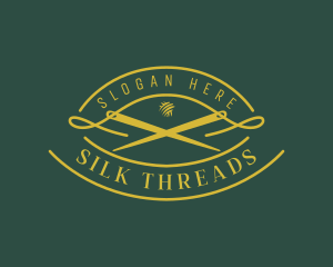 Needle Stitching Tailor logo design